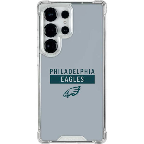 NFL Philadelphia Eagles Silver Performance Series Galaxy S25 Ultra Clear Case
