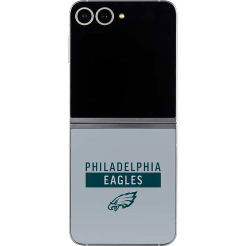 NFL Philadelphia Eagles Silver Performance Series Galaxy Z Flip6 Skin