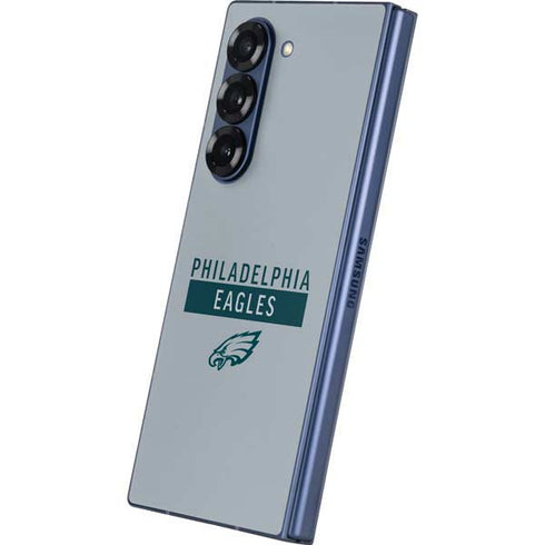 NFL Philadelphia Eagles Silver Performance Series Galaxy Z Fold6 Skin