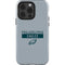 NFL Philadelphia Eagles Silver Performance Series iPhone 15 Pro Impact Case