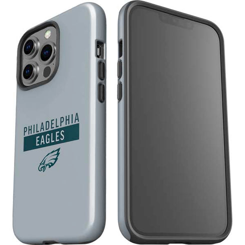 NFL Philadelphia Eagles Silver Performance Series iPhone 15 Pro Impact Case