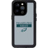 NFL Philadelphia Eagles Silver Performance Series iPhone 15 Pro Waterproof Case