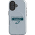 NFL Philadelphia Eagles Silver Performance Series iPhone 16 Magsafe Impact Case