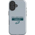 NFL Philadelphia Eagles Silver Performance Series iPhone 16 Plus Impact Case