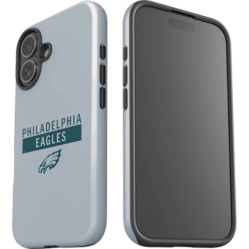 NFL Philadelphia Eagles Silver Performance Series iPhone 16 Plus Impact Case