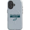 NFL Philadelphia Eagles Silver Performance Series iPhone 16 Plus Magsafe Impact Case
