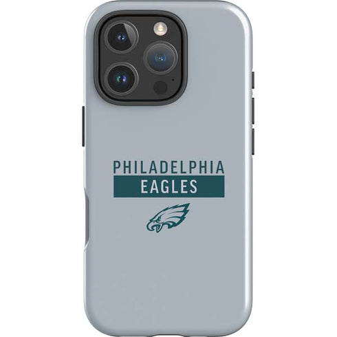 NFL Philadelphia Eagles Silver Performance Series iPhone 16 Pro Impact Case