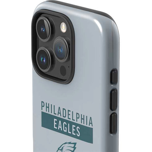 NFL Philadelphia Eagles Silver Performance Series iPhone 16 Pro Max Impact Case