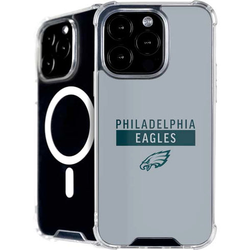 NFL Philadelphia Eagles Silver Performance Series iPhone 16 Pro Max MagSafe Case