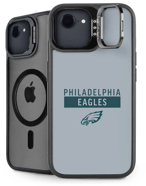 NFL Philadelphia Eagles Silver Performance Series iPhone 16e Kickstand Case