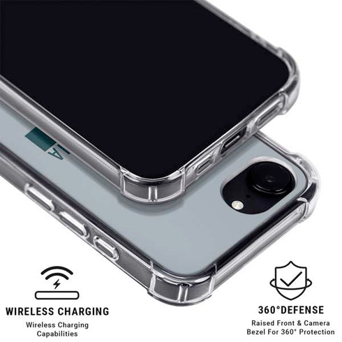 NFL Philadelphia Eagles Silver Performance Series iPhone 16e MagSafe Case