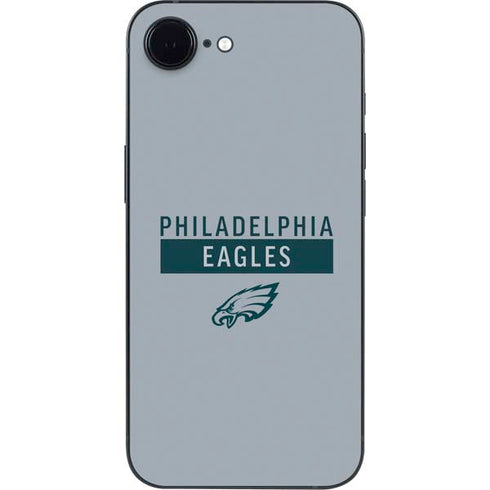 NFL Philadelphia Eagles Silver Performance Series iPhone 16e Skin