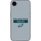 NFL Philadelphia Eagles Silver Performance Series iPhone 16e Skin