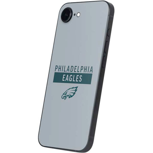 NFL Philadelphia Eagles Silver Performance Series iPhone 16e Skin