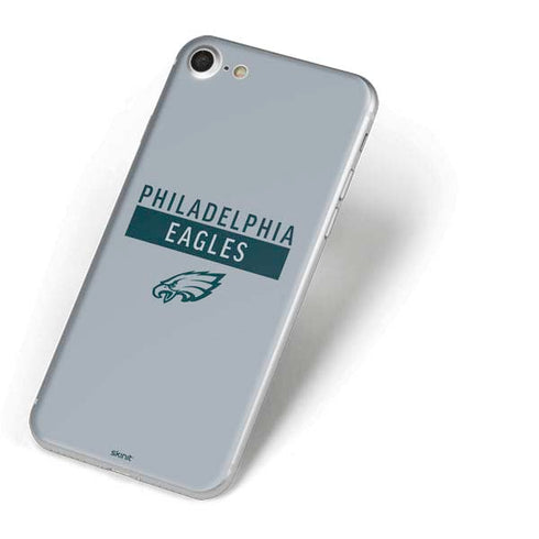 NFL Philadelphia Eagles Silver Performance Series iPhone 8 Skin