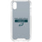 NFL Philadelphia Eagles Silver Performance Series iPhone XS Clear Case
