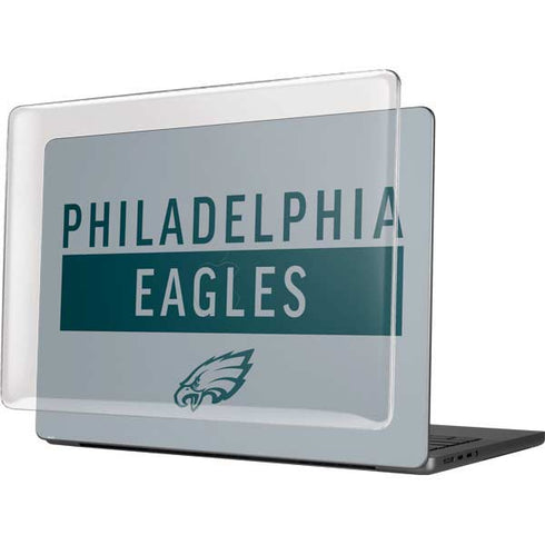 NFL Philadelphia Eagles Silver Performance Series MacBook Pro 14in (2021-24) Case plus Skin