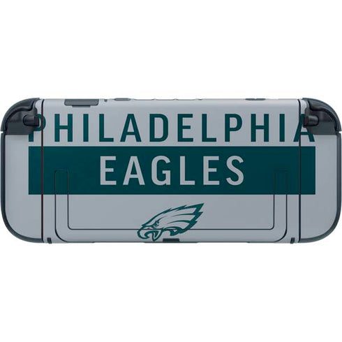 NFL Philadelphia Eagles Silver Performance Series Nintendo Switch 2 (2025) with Joy-Con Skin