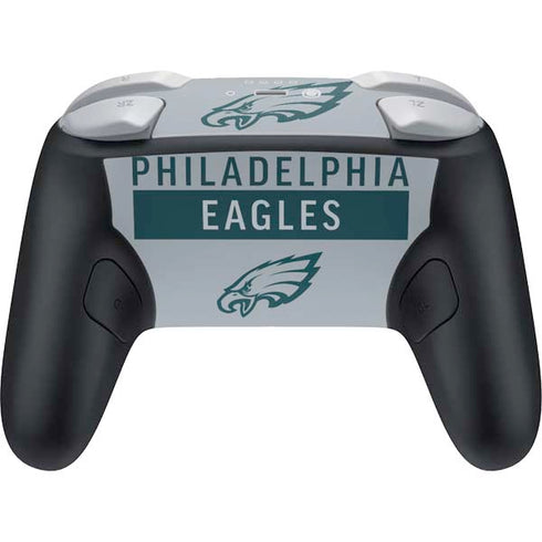 NFL Philadelphia Eagles Silver Performance Series Nintendo Switch 2 (2025) Pro Controller Skin