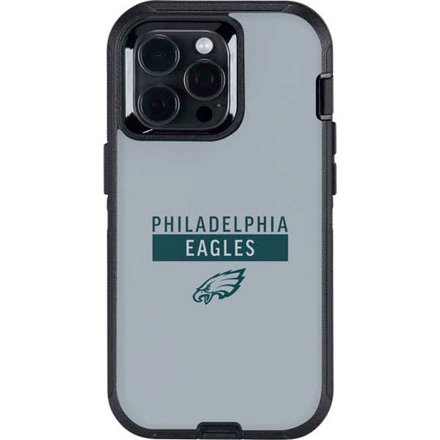 NFL Philadelphia Eagles Silver Performance Series Otterbox Defender iPhone Skin