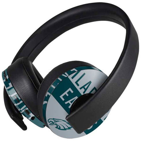 NFL Philadelphia Eagles Silver Performance Series PlayStation 4 Gold Wireless Headset Skin