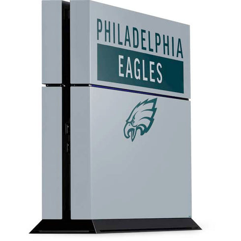 NFL Philadelphia Eagles Silver Performance Series PlayStation PS4 Skins