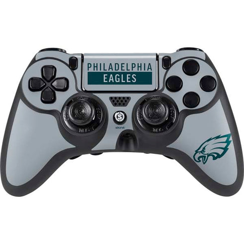 NFL Philadelphia Eagles Silver Performance Series PlayStation PS4 Skins