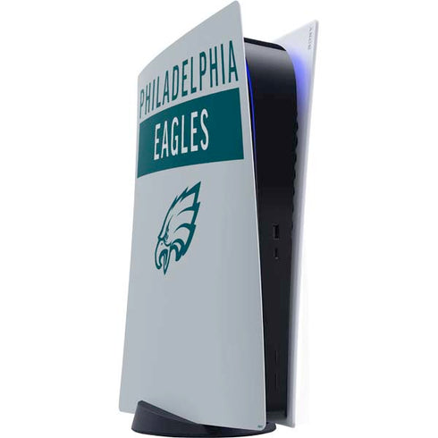 NFL Philadelphia Eagles Silver Performance Series PlayStation PS5 Skins