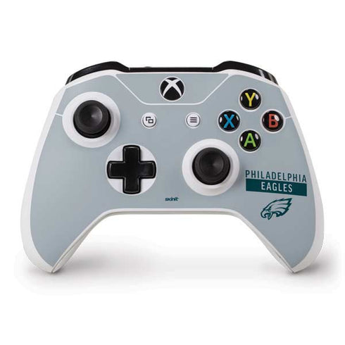 NFL Philadelphia Eagles Silver Performance Series Xbox One Skins