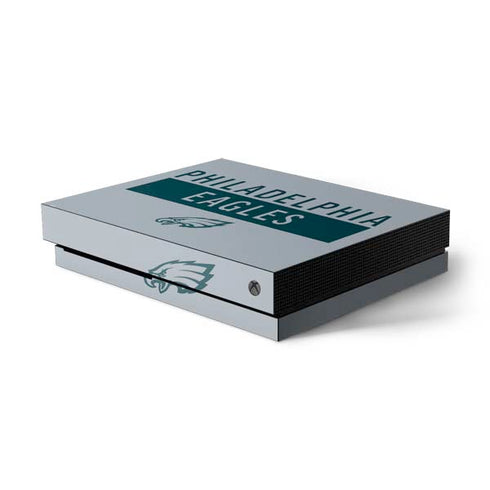 NFL Philadelphia Eagles Silver Performance Series Xbox One Skins
