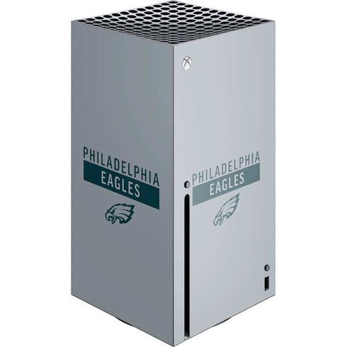 NFL Philadelphia Eagles Silver Performance Series Xbox Series X Skins