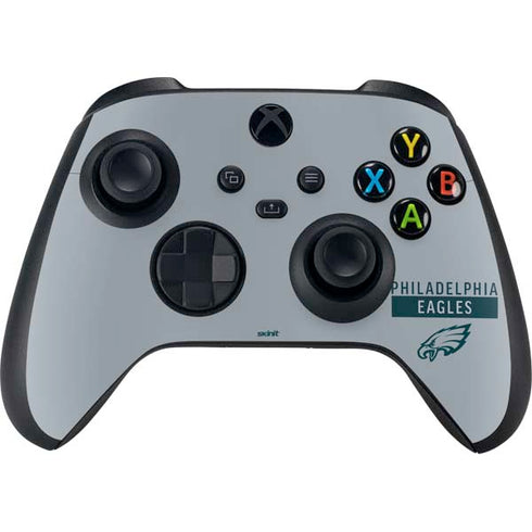 NFL Philadelphia Eagles Silver Performance Series Xbox Series X Skins