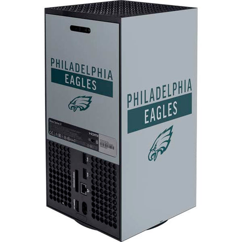 NFL Philadelphia Eagles Silver Performance Series XBox Series X Digital Edition Bundle Skin