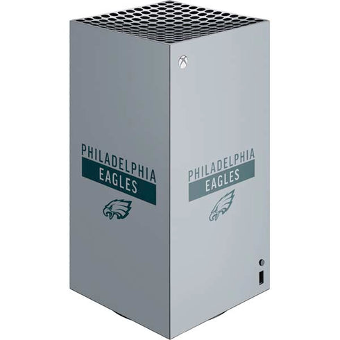 NFL Philadelphia Eagles Silver Performance Series XBox Series X Digital Edition Console Skin