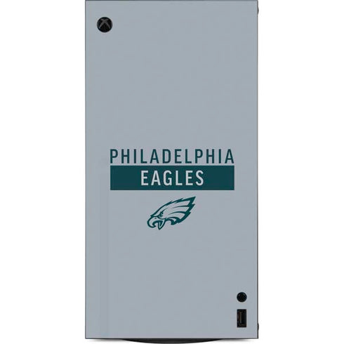 NFL Philadelphia Eagles Silver Performance Series XBox Series X Digital Edition Console Skin