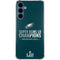 NFL Philadelphia Eagles Super Bowl LII Champions Galaxy A35 5G Clear Case