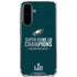 NFL Philadelphia Eagles Super Bowl LII Champions Galaxy A36 5G Clear Case