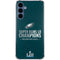 NFL Philadelphia Eagles Super Bowl LII Champions Galaxy A55 5G Clear Case