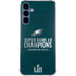 NFL Philadelphia Eagles Super Bowl LII Champions Galaxy A55 5G Clear Case