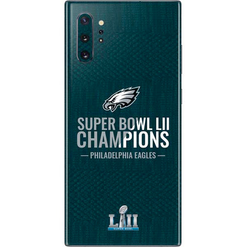 NFL Philadelphia Eagles Super Bowl LII Champions Galaxy Note 10 Plus Skin