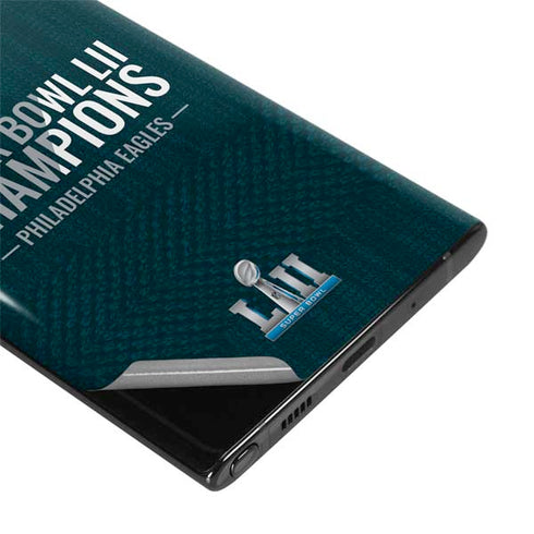 NFL Philadelphia Eagles Super Bowl LII Champions Galaxy Note 10 Plus Skin