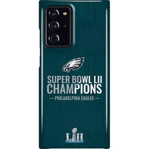 NFL Philadelphia Eagles Super Bowl LII Champions Galaxy Cases
