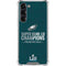 NFL Philadelphia Eagles Super Bowl LII Champions Galaxy S24 FE Clear Case