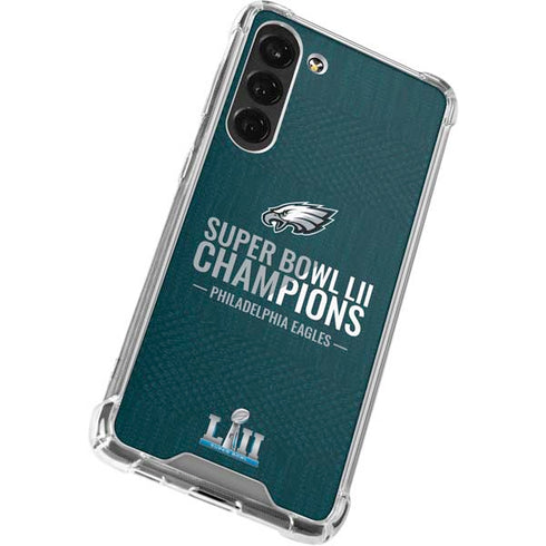 NFL Philadelphia Eagles Super Bowl LII Champions Galaxy S24 FE Clear Case