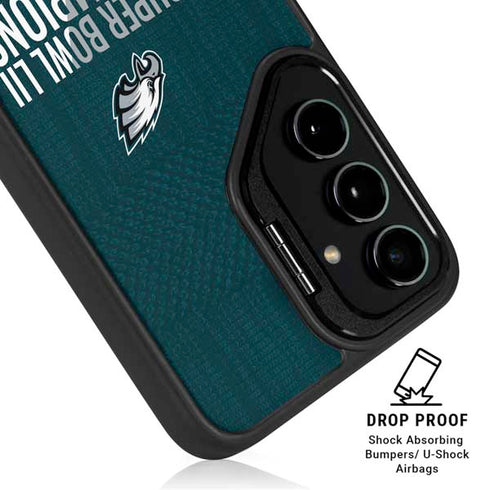 NFL Philadelphia Eagles Super Bowl LII Champions Galaxy S25 Kickstand Case