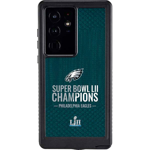 NFL Philadelphia Eagles Super Bowl LII Champions Galaxy S24 Ultra Waterproof Case