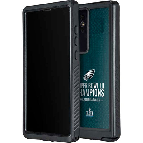 NFL Philadelphia Eagles Super Bowl LII Champions Galaxy S24 Ultra Waterproof Case