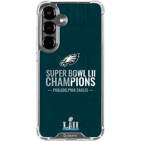 NFL Philadelphia Eagles Super Bowl LII Champions Galaxy S26 Plus Clear Case