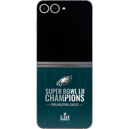 NFL Philadelphia Eagles Super Bowl LII Champions Galaxy Z Flip6 Skin