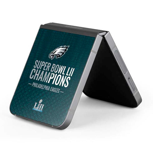 NFL Philadelphia Eagles Super Bowl LII Champions Galaxy Z Flip6 Skin